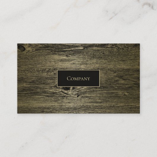 Carte De Visite Grain Gold Luxury (Devant)