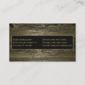 Carte De Visite Grain Gold Luxury (Dos)