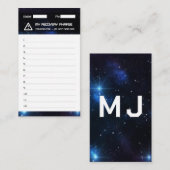 Carte De Visite Graine de récupération de l'espace du portefeuille (Devant / Derrière)