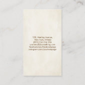 Carte De Visite Graine dorée de vie en Amethyst lotus (Dos)