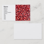 Carte De Visite Graines de grenade (Devant / Derrière)