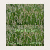 Carte De Visite Graines vertes (Extérieur déplié)