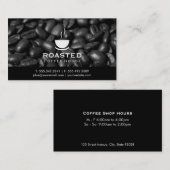 Carte De Visite Grains de café (Devant / Derrière)