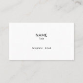 Carte De Visite Graisse de bois de rondelle coupée (Dos)