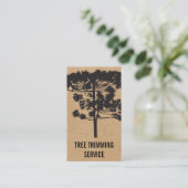 Carte De Visite Grand arbre | Arrière - plan de texture naturelle (Debout devant)