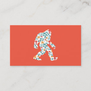 CARTE DE VISITE GRAND BIGFOOT FLORAL