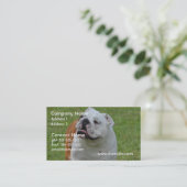 Carte De Visite Grand bouledogue (Debout devant)