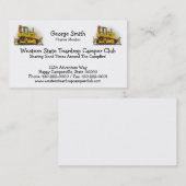 Carte De Visite Grand bouteur de bouteur (Devant / Derrière)