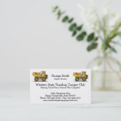 Carte De Visite Grand camion à benne basculante (Debout devant)