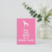 Carte De Visite Grand Danois (Debout devant)