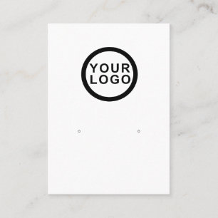 Carte De Visite Grand logo minimal Bijoux Écran d'oreille