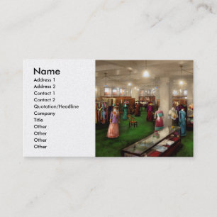 Carte De Visite Grand Magasin - Le Grand Magasin Édouardien