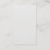 Carte De Visite Grand monogramme | Arrière - plan de texture de to (Dos)