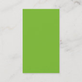 Carte De Visite grand monogramme vert (Dos)