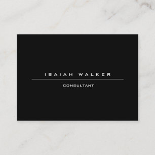 Carte De Visite Grand noir spécial unique simple élégant et blanc