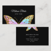 Carte De Visite grand papillon (Devant / Derrière)