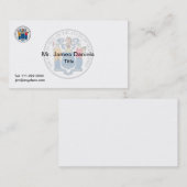 Carte De Visite Grand phoque du New Jersey (Devant / Derrière)