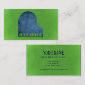 Carte De Visite Grand Piano Blues (Devant / Derrière)