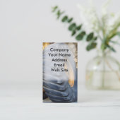 Carte De Visite Grand pneu industriel (Debout devant)