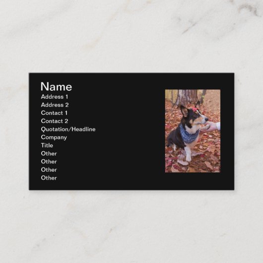 Carte De Visite Grand pour vous voir ! (Devant)