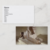 Carte De Visite Grand sphinx, de Tanis (granit) (Devant / Derrière)