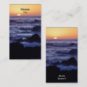 Carte De Visite Grand Sur (Devant / Derrière)