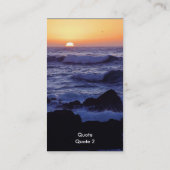 Carte De Visite Grand Sur (Dos)