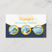 Carte De Visite Grand Tour | Voyage Agent Train Bus Botte (Devant)