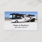 Carte De Visite grand véhicule routier ou récréatif (Devant)