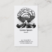 Carte De Visite Grand Volcan - Blanc (Dos)