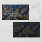 Carte De Visite Grande Canyon vue (Devant / Derrière)