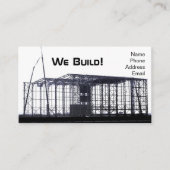 Carte De Visite Grande construction industrielle de structure (Devant)