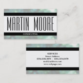 Carte De Visite Grande couverture géante d'étiquette de nom de (Devant / Derrière)