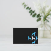 Carte De Visite Grande Dane (Debout devant)