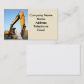 Carte De Visite Grande pelle rétro (Devant / Derrière)