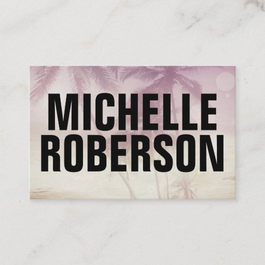 Carte De Visite Grande police noire (Devant)