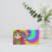 Carte De Visite Grande poupée d'oeil de poussin des années 1960 de (Debout devant)