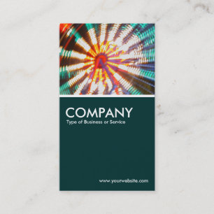 Carte De Visite Grande roue - Vert foncé