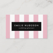 Carte De Visite Grandes Pink, Grandes Blances, Motif Gratté (Devant)