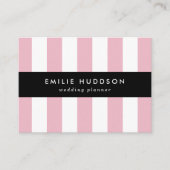 Carte De Visite Grandes Pink, Grandes Blances, Motif Gratté (Devant)