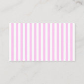 Carte De Visite Grandes Pink, Grandes Blances, Motif Gratté (Dos)