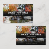 Carte De Visite Grandes Roches Paysagères À Vendre Entreprise (Devant / Derrière)