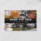 Carte De Visite Grandes Roches Paysagères À Vendre Entreprise (Devant)