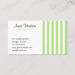 Carte De Visite Grandes Tailles Vertes, Grandes Tailles Blanches, 