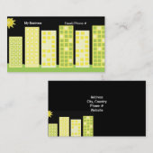 Carte De Visite Grands bâtiments de bureaux (Devant / Derrière)