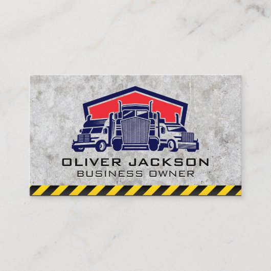 Carte De Visite Grands camions | Constructeur | Construction (Devant)
