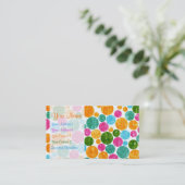 Carte De Visite Grands points (Debout devant)