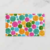 Carte De Visite Grands points (Dos)