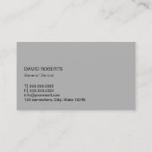 Carte De Visite Grands soins dentaires de professionnel de sourire (Dos)