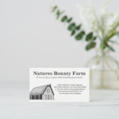 Carte De Visite Grange | Agriculture | Agriculture (Debout devant)